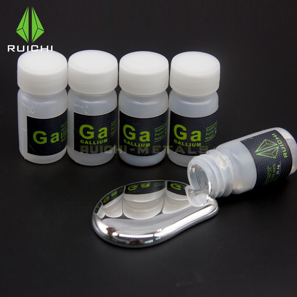 99,99% de pureza 10g 20g 40g 50g 100g galio Metal elemento 31