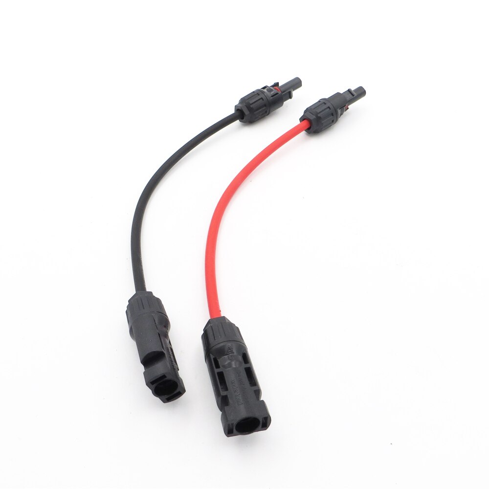 1 Paar X 6/4/2. 5mm2 Pv Kabel Koperdraad Met Pv Connector Verlengkabel 10/12/14AWG Pv Solar Connector Zonnepaneel