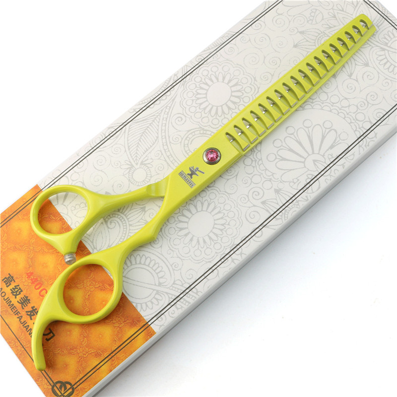 7 inch pink family hairdressing scissors hair scissors Japan 440C cutting and Thinning scissors set