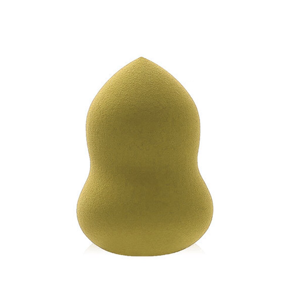 Dual-use Gourd-shaped Makeup Sponge Quickly Absorbed Beauty Sponge Makeup Blender Foundation Puff Sponge: green