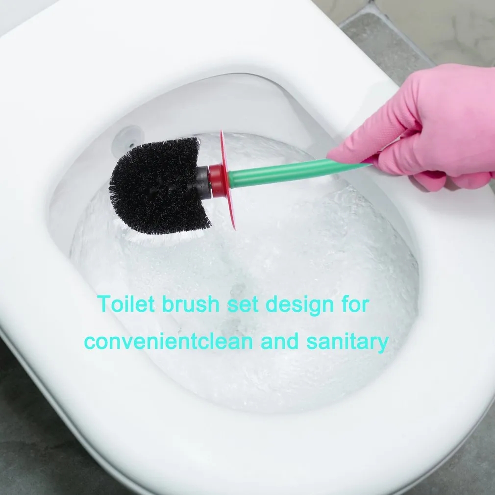 Brosse de toilette en forme de cerise, ensemble de porte-brosse de lavabo, Borstel Cepillo Wc, brosse de lavabo créative et ravissante, nettoyage des toilettes