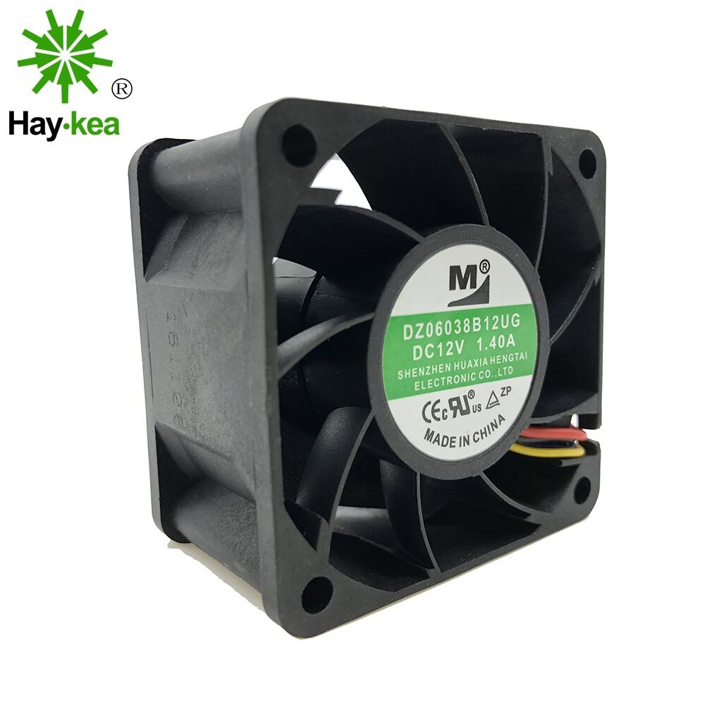PMW 6038 60*60*38 Cooling-fan Server Inverter heatsink axial industrial Cooling fans super violent winds DZ06038B12UG 12V 1.4A