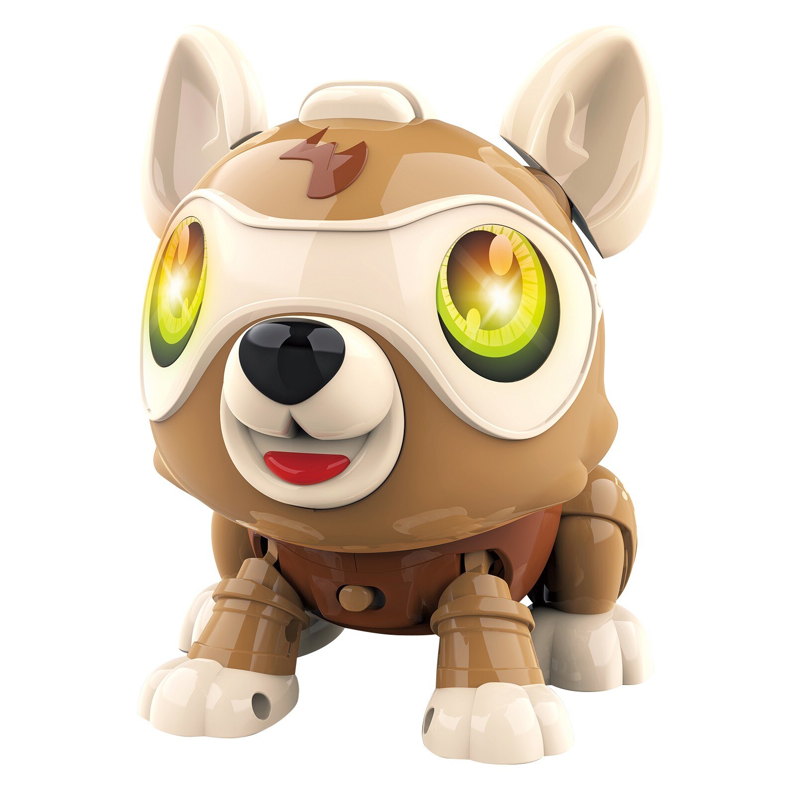 Perro Robot electrónica para perros y cachorros, Control de ladridos por voz, Control táctil, para niños
