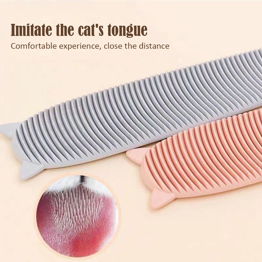 Peigne de Massage en Simulation de langue de chat, accessoire de pour animaux de compagnie, Portable, outil quotidien de nettoyage des poils, soins, accessoires pour chats