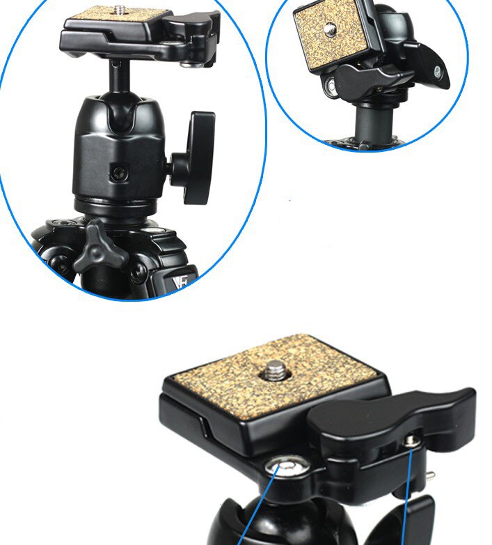 WEIFENG WF-6662A Fancier FT-6662A Tripod with Ball head Camera Photo DV telescope Tripod