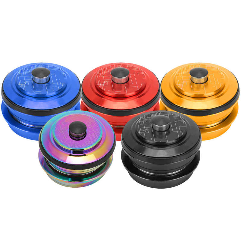 Mountain Bike Front Fork Headset 44mm Threadless Aluminum Alloy Headset Replacement