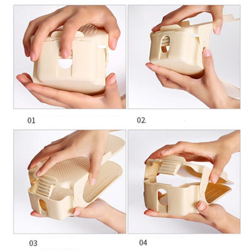 12pc dobbeltlags justerbar skooppbevaringspose moderne skohylle skoskapoppbevaring rengjøringsskap skooppbevaringsposehylle