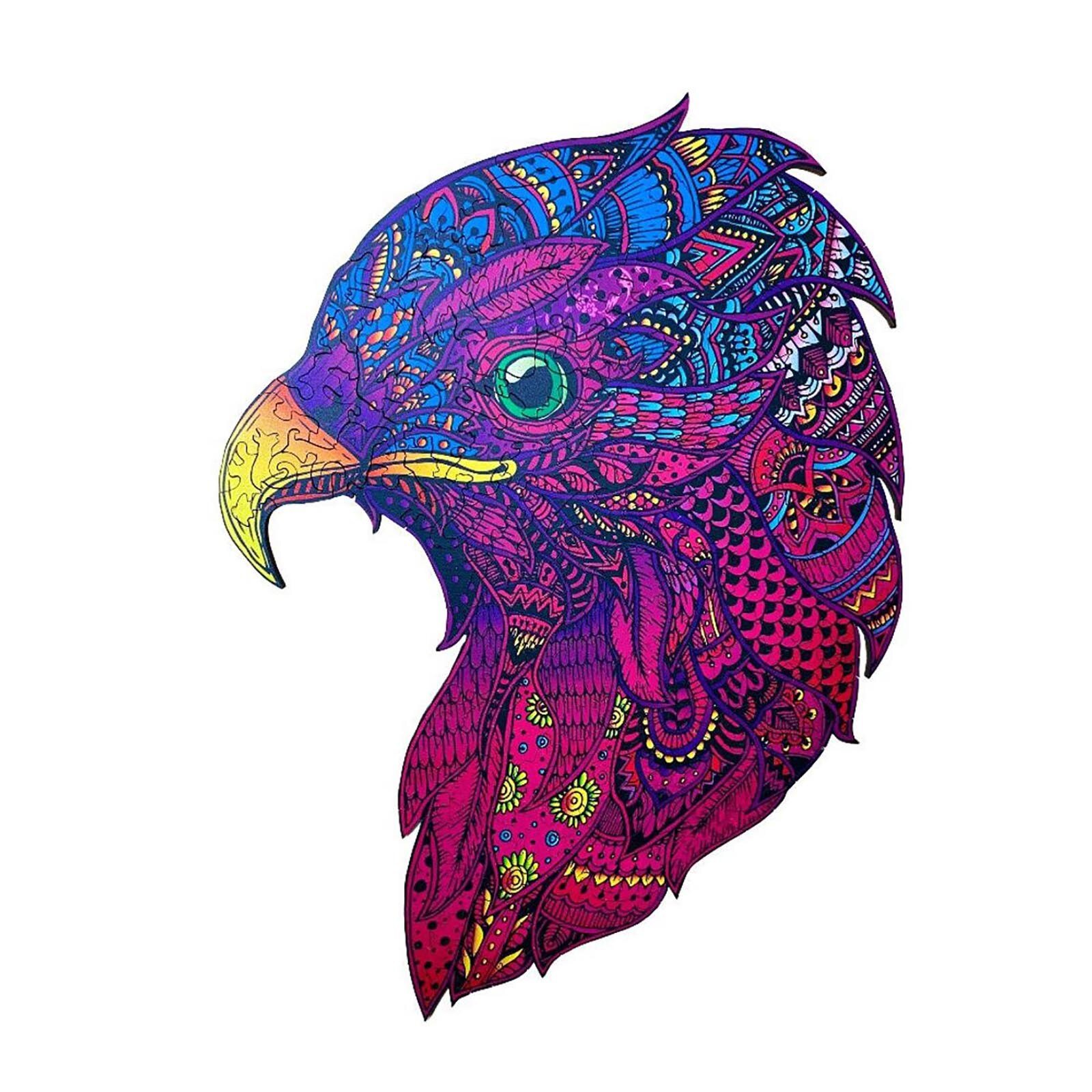 Houten Puzzel Onregelmatige Puzzel Unieke Vorm Stukken Cadeau Voor Volwassenen En Kinderen Drinken Spel Voor Kinderen En Volwassenen Educatief Speelgoed: eagle