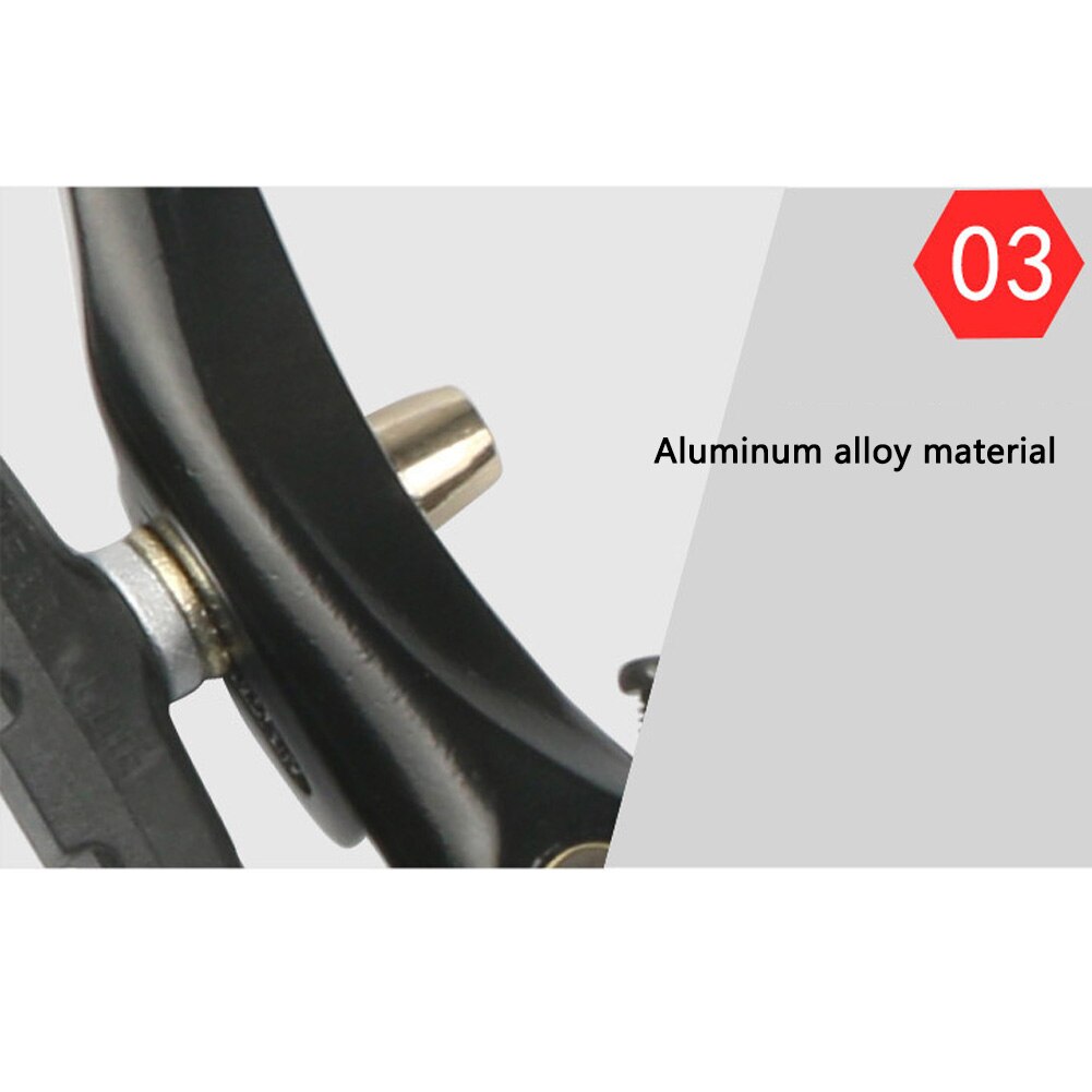 1 Pair Aluminium Alloy Mountain Bicycle V Brake Set Front Rear Leather Brake Cycling Bike V Brake Bicycle Parts