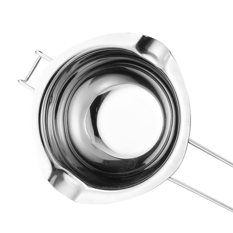 Olla de acero inoxidable para fundir cera, jabón artesanal para velas, mantequilla de Chocolate, jabón antiadherente, fácil limpieza, muebles de Cocina