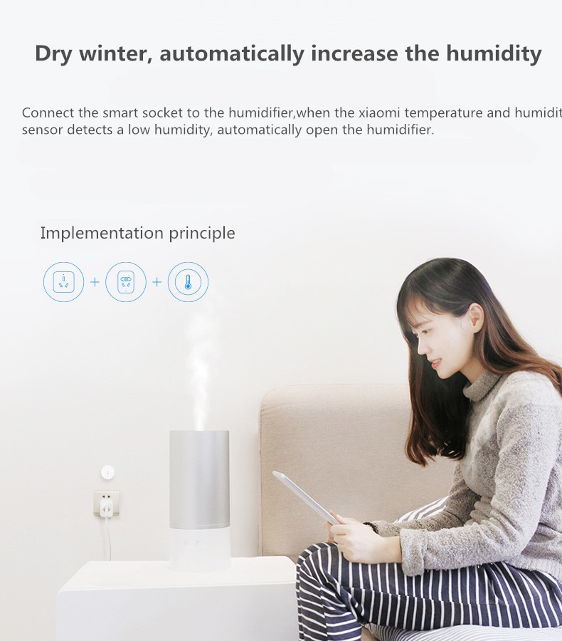 Xiaomi Gateway Aqara Zigbee wifi control smart home Automation kits Smart socket Temperature Humidity Sensor For Android IOS APP