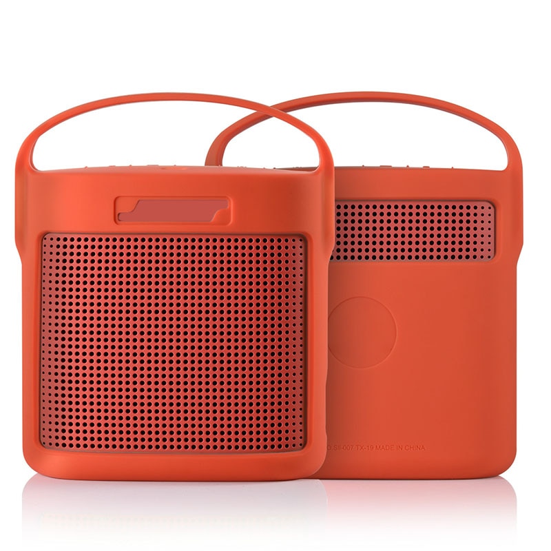 Silicone Cover Case Voor Bose Soundlink Micro Kleur 3 Bluetooth Speaker Outdoor Draagtas Speaker Siliconen Protector: red