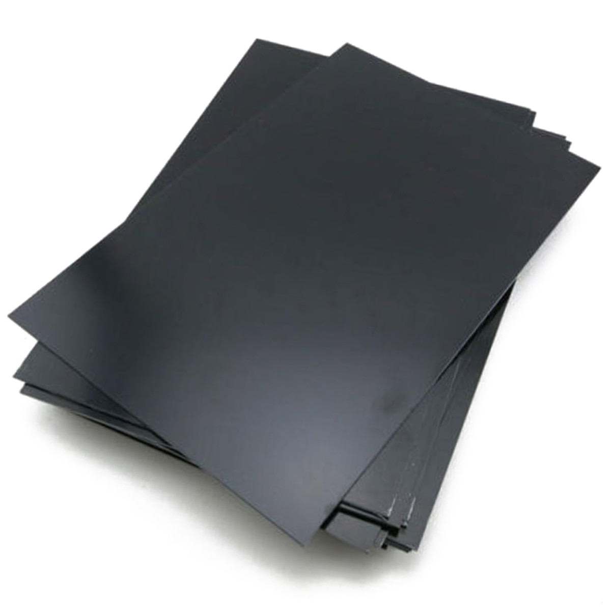 1 Stuks Duurzame Zwart Abs Styreen Plastic Vlakke Plaat Plaat 0.5Mm Dikte