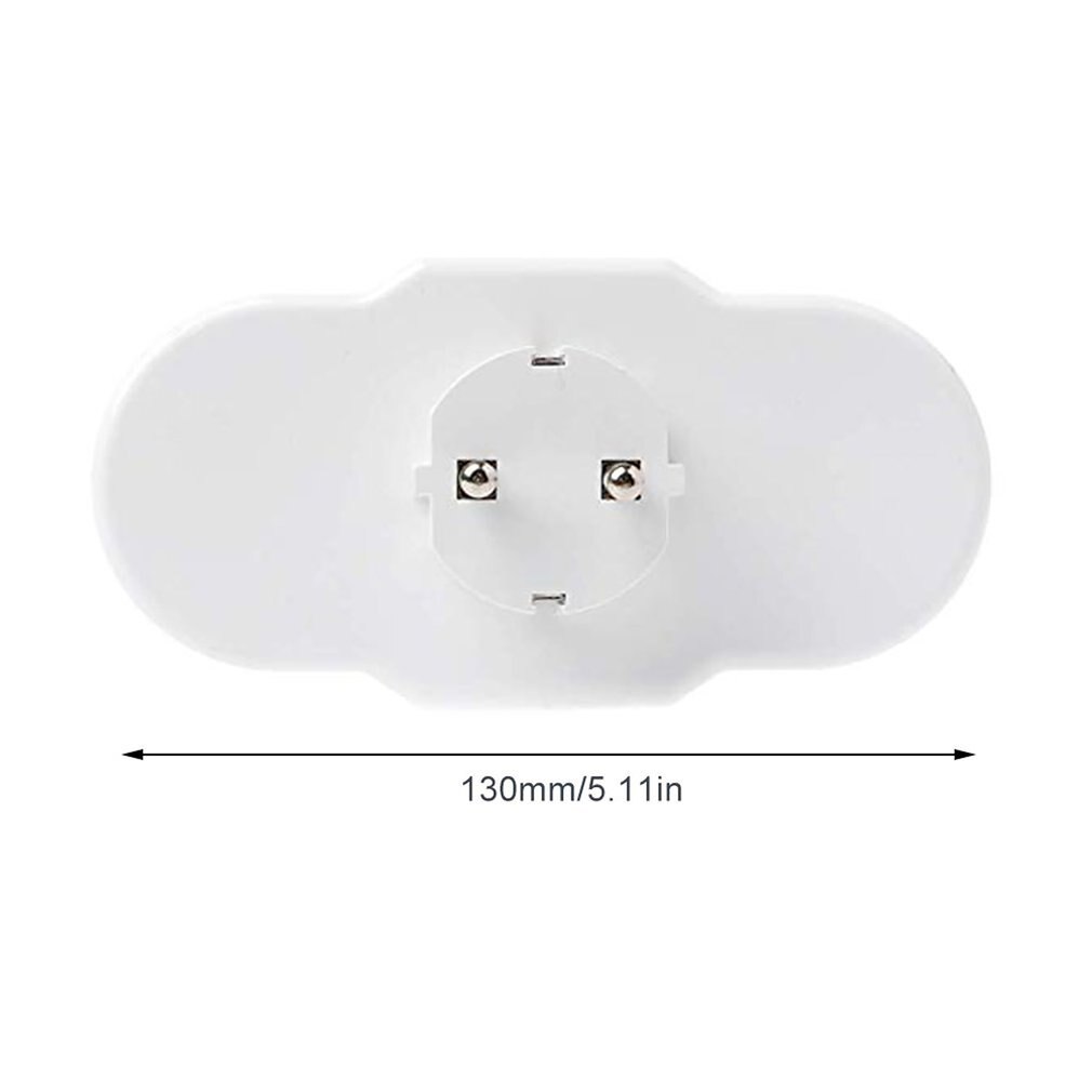 Triple Plug Protective Contact Multiple Plug Power Distribution Adapter EU to Russian Conversion Socket