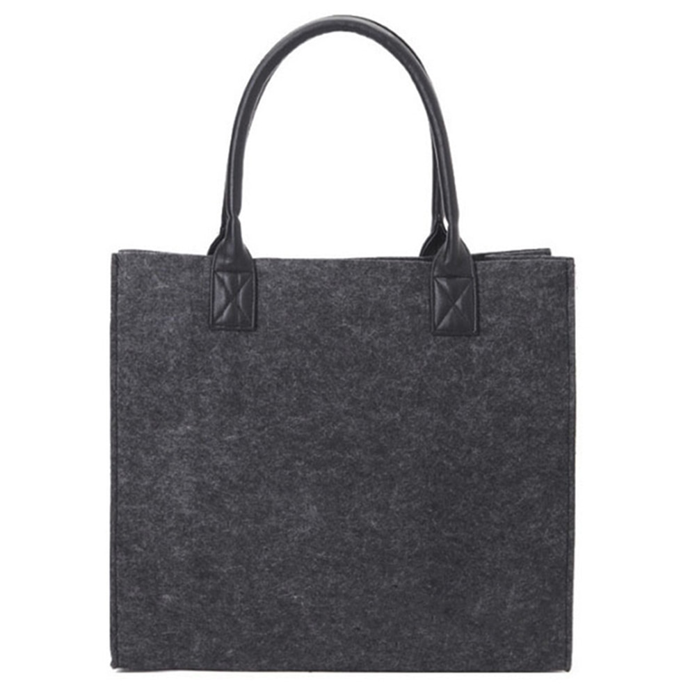 Sac de Shopping réutilisable pour femmes, sac à main en feutre pour téléphone, sac à épaule de rangement de loisirs voyage grande capacité pour femmes,: Default Title