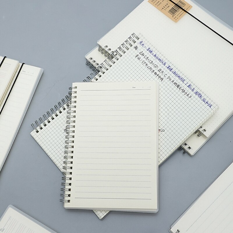A5 Journal Diary Book English/Horizontal Line/Grid Notebook Daily Weekly Planner C90C