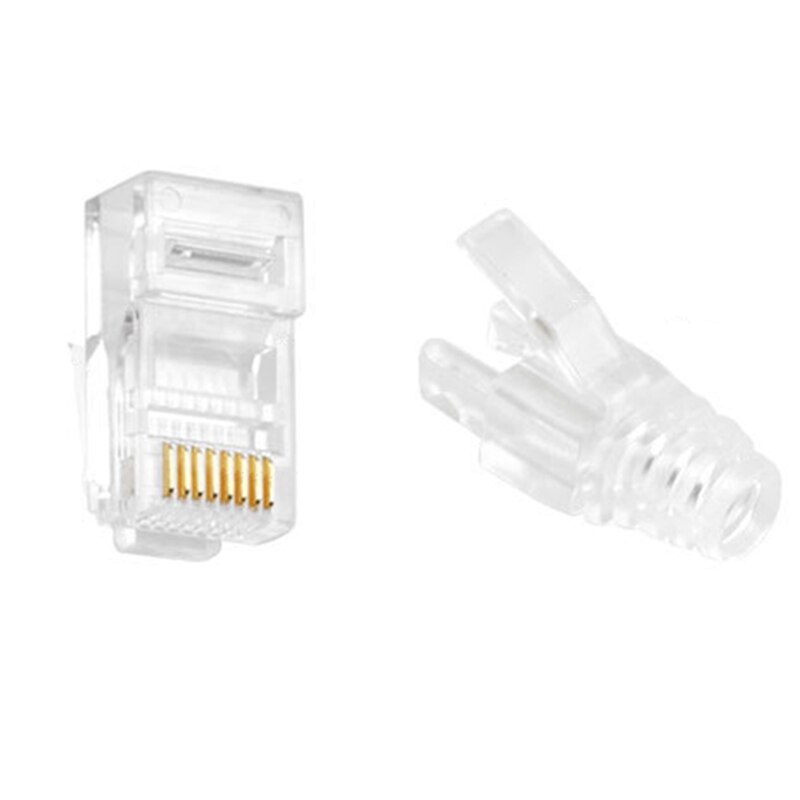 RJ45 Crimper Tool Kit for Cat6 Cat5 Cat5E 8P8C Modular Connectors All-In-One Network Tool Cable Crimper