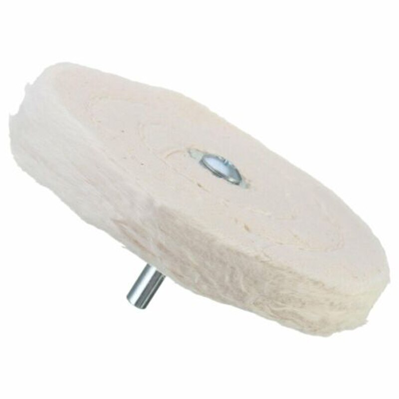 1 Piece 4 Inches 100mm Cotton Polishing Wheel Cloth Buffing Buffer Mirror Polish White Round Wheels Abrasive Tools