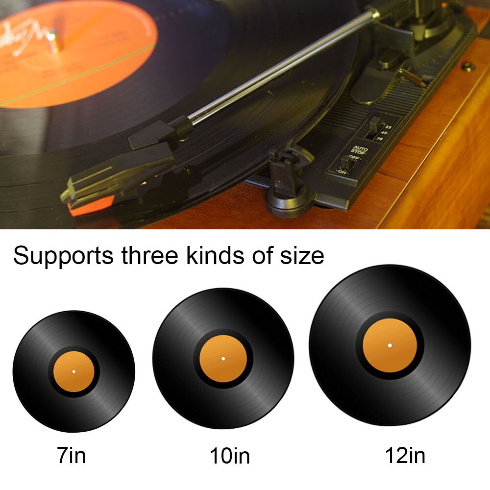 Bluetooth lautsprecher retro phonographen grammophon Vinyl aufzeichnen Spieler Klassische plattenspieler wiedergabe Gebaut-in Stereo Lautsprecher 33/45/78RPM