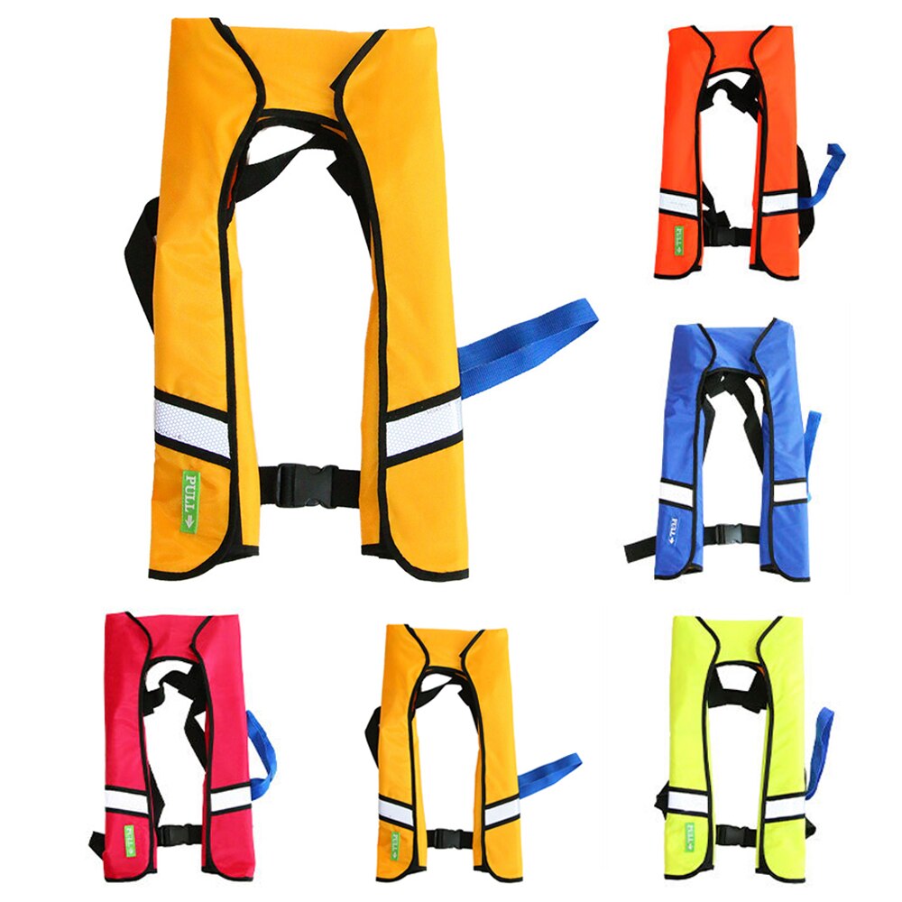 Chaleco inflable automático con certificación CE, chaleco salvavidas de pesca, chaleco salvavidas inflable, luz de aprendizaje exclusivo para exteriores