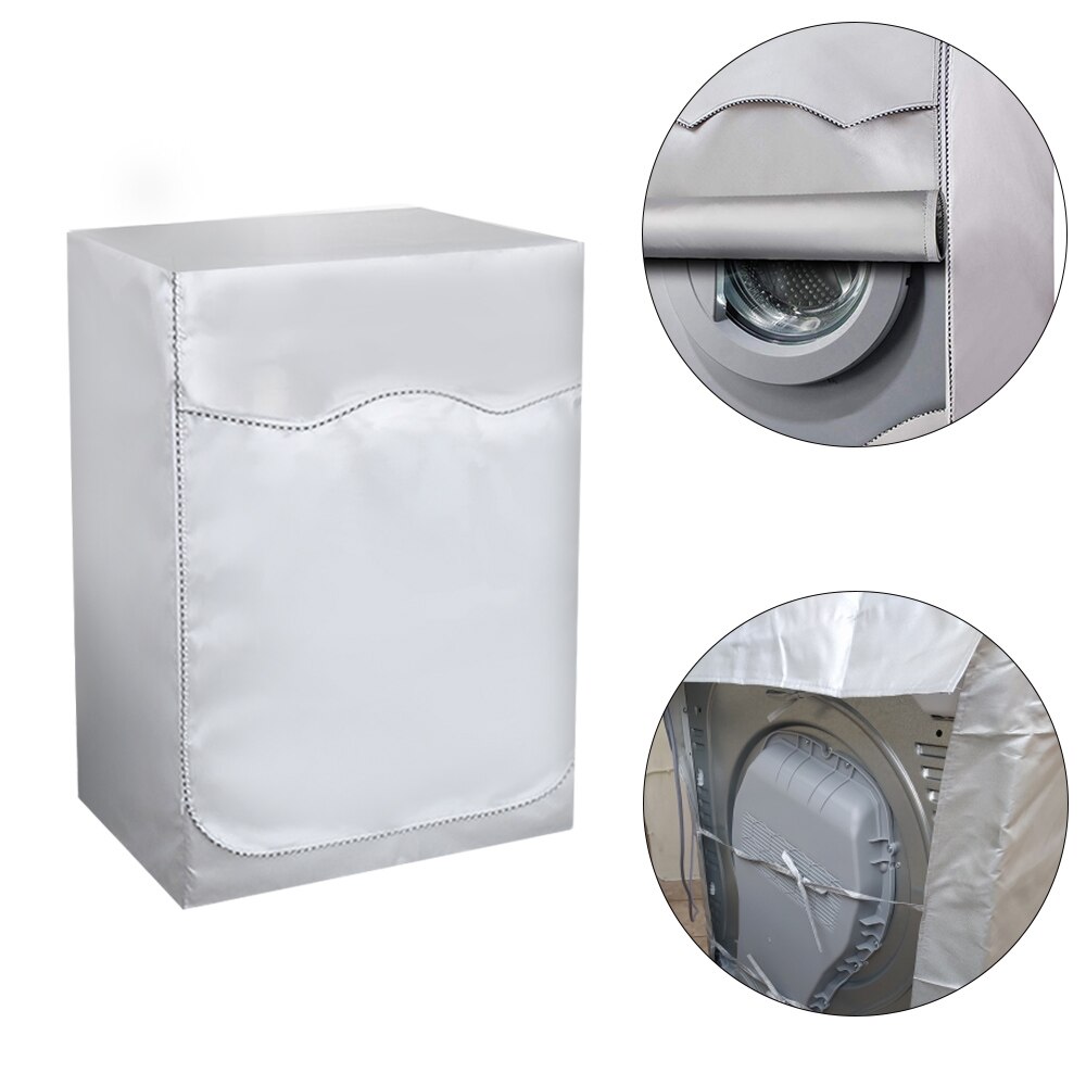 Waterproof Case Washing Machine Cover Home Storage Dustproof Sunscreen Front Load Laundry Dryer Covers Washing Machine Cover