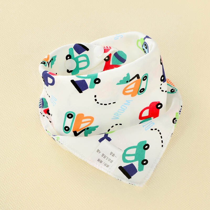 BalleenShiny Zachte Katoenen Bandana Slabbetjes Baby Babador Voeden Zuigeling Burp Doeken Cartoon Speeksel Handdoek Baby Eten Accessoire: 10