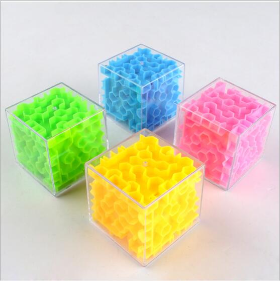 3D Cube Puzzle Maze Toys Balance Hand Game Adult Stress Relief Toys Brain Challenge Education Toys For Children: Big Honeycomb Maze