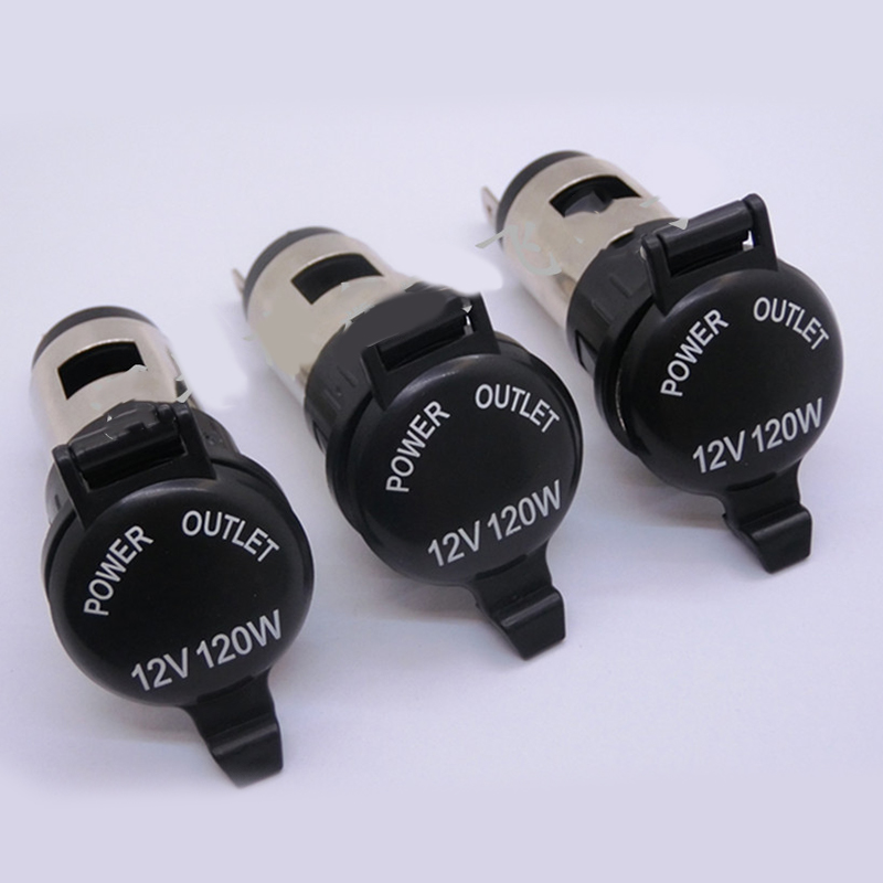 Briquet Laguna femelle pour voiture, prise de courant avec étui étanche, 12V-24V, 10A, 1PC