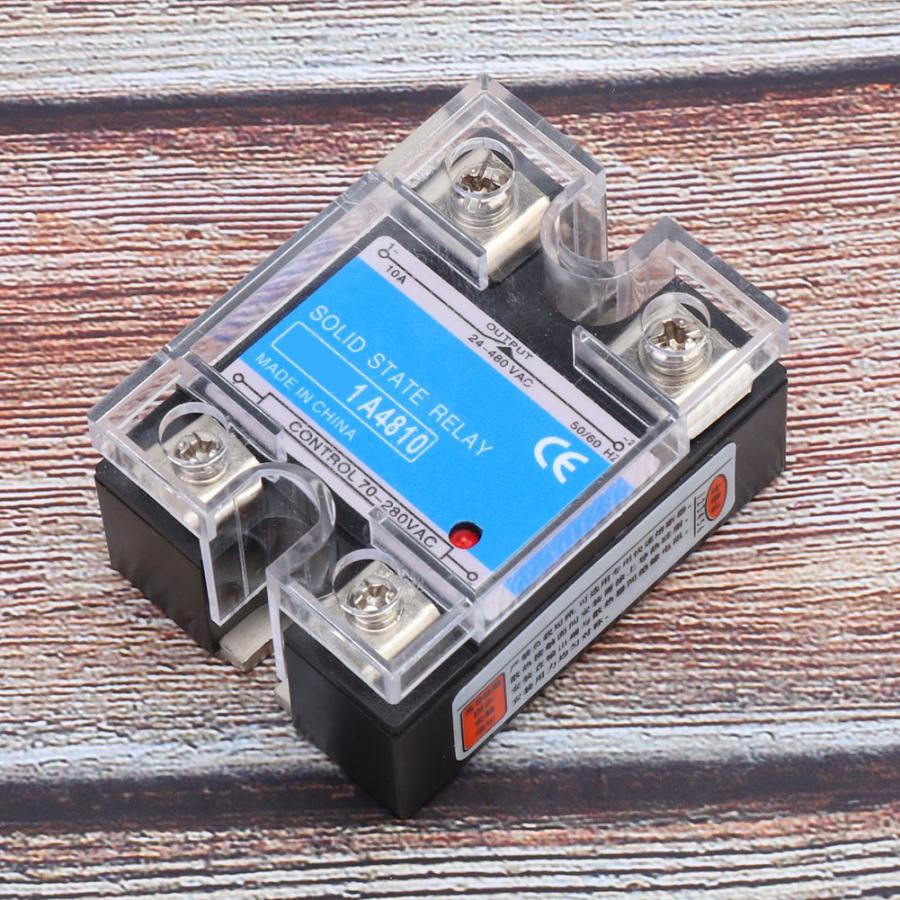 Solid State Relay Single Phase 70-280VAC Input 24-480VAC Load AC-AC SSR Electrical Equipment For CNC Machinery