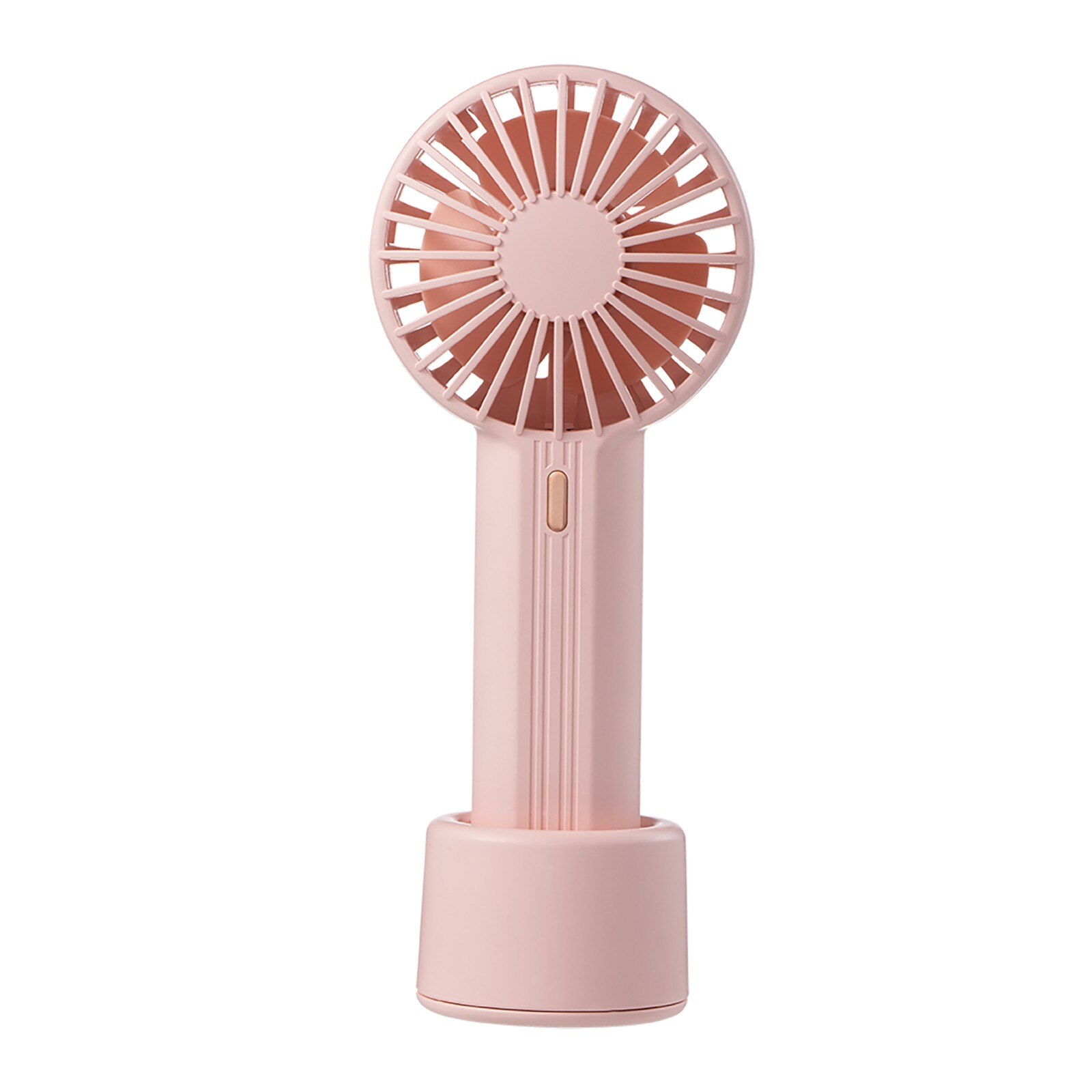 Summer 1pc Cute Portable Mini Fan Handheld Usb Chargeable Desktop Fans 3 Mode Adjustable Summer Cooler For Outdoor Travel Office: Pink 
