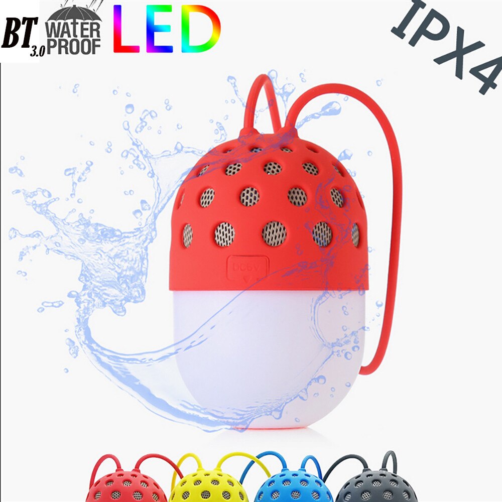 Mini Bluetooth Speaker USB Colorful Led Light Wireless Portable Music Box Subwoofer Small Speaker With Changing Lights Z517