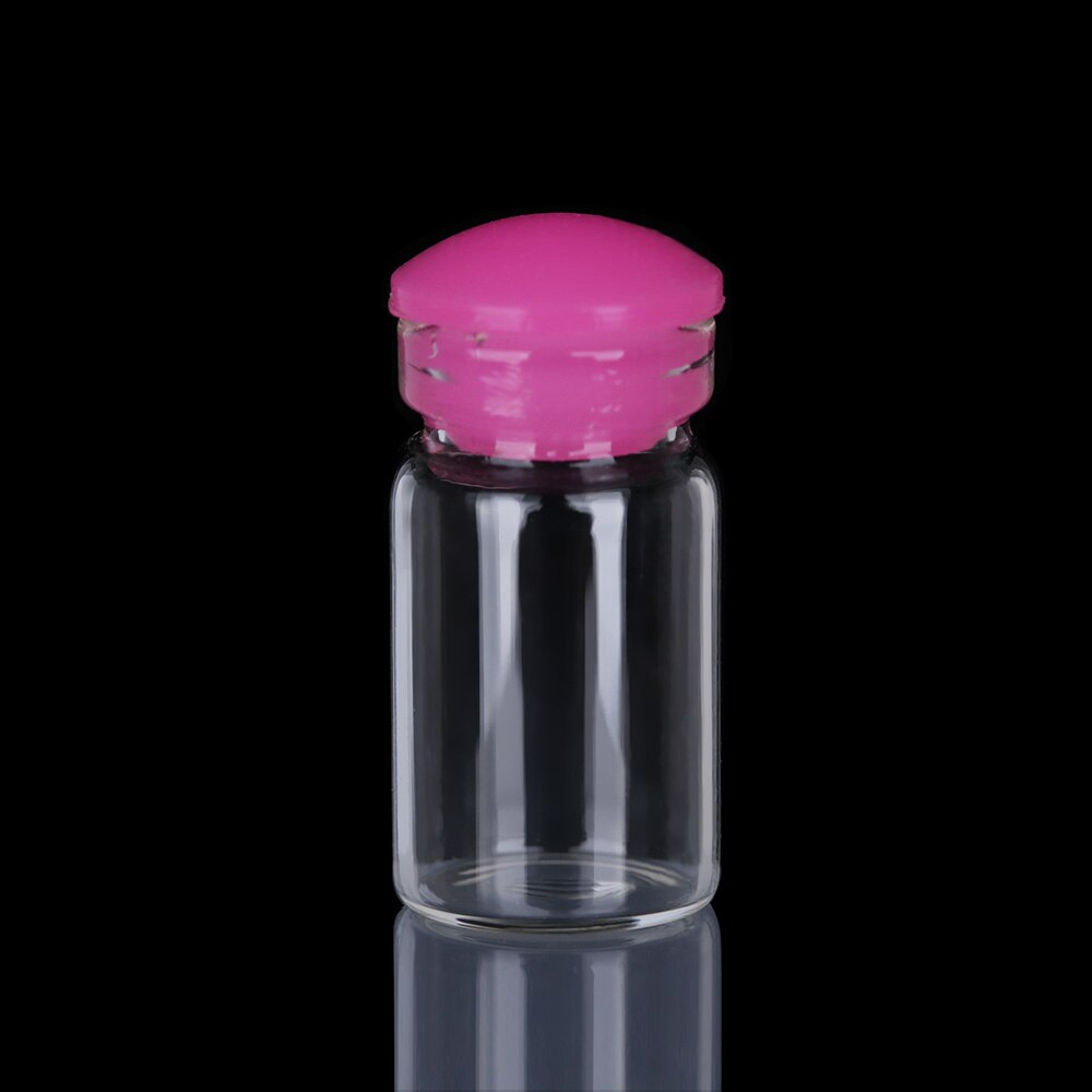 Kleine driftfles glazen potten decoratie diy containers mini goedkope berichtenflesjes ornamenten kurken stop regenboog wensfles: 10