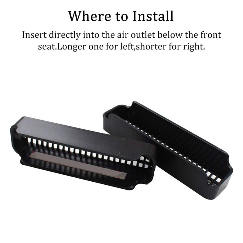 1 Paar Auto Airconditioning Outlet Vent Roosters Covers Voorstoel Ac Heater Floor Vent Protector Voor Toyota Corolla L Le