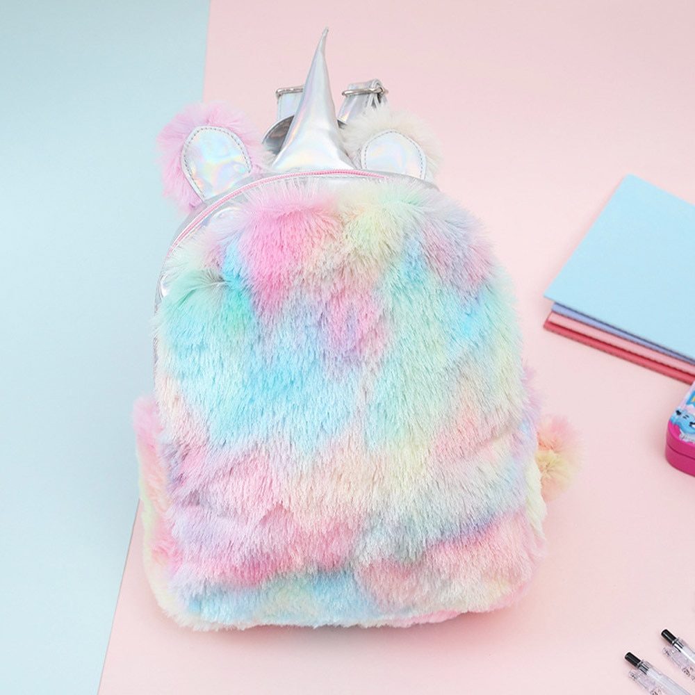 Mochila de unicornio para niñas/mujeres, mochilas escolares para adolescentes, Mochila de invierno, Mini Mochila rosa, Mochila escolar # B
