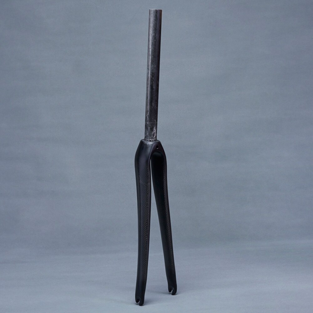 Bikes Road Fork 700C Straight 1-1/8 (28.6mm) Super light High Strength 3K Carbon Fiber Bicycle Front Fork