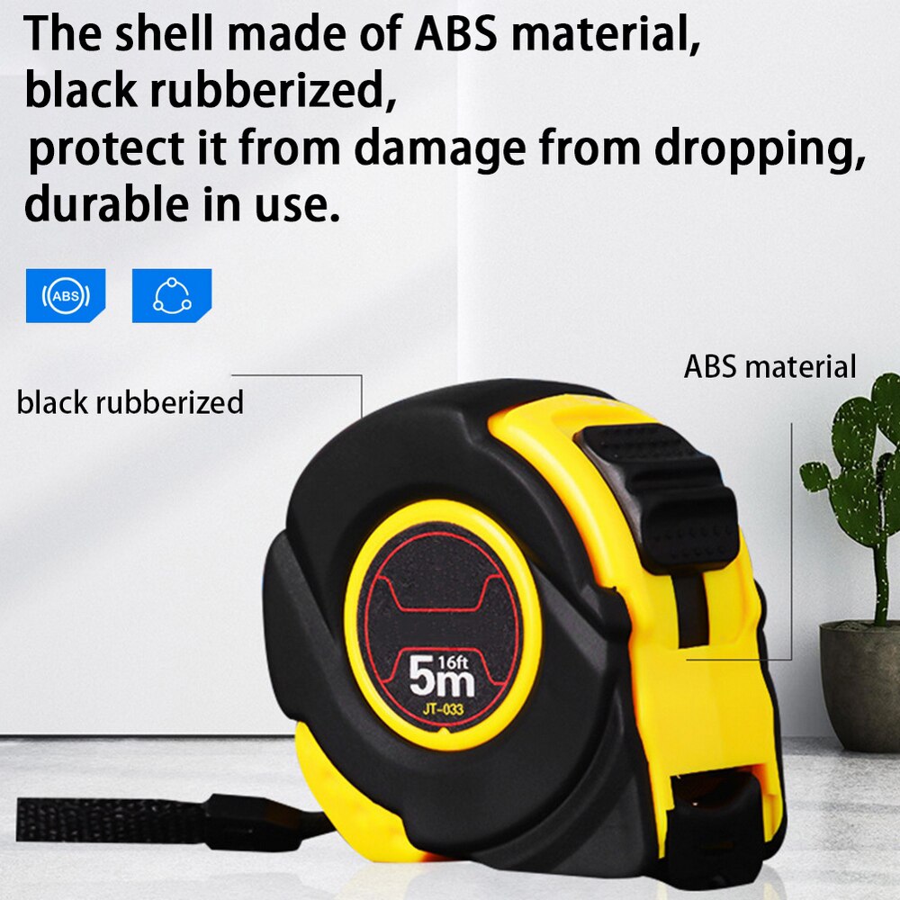 3m/5m Measuring Tape Retractable Ruler Multifunctional Tape Ruler Precision Woodworking Tool Household Measuring Instrument