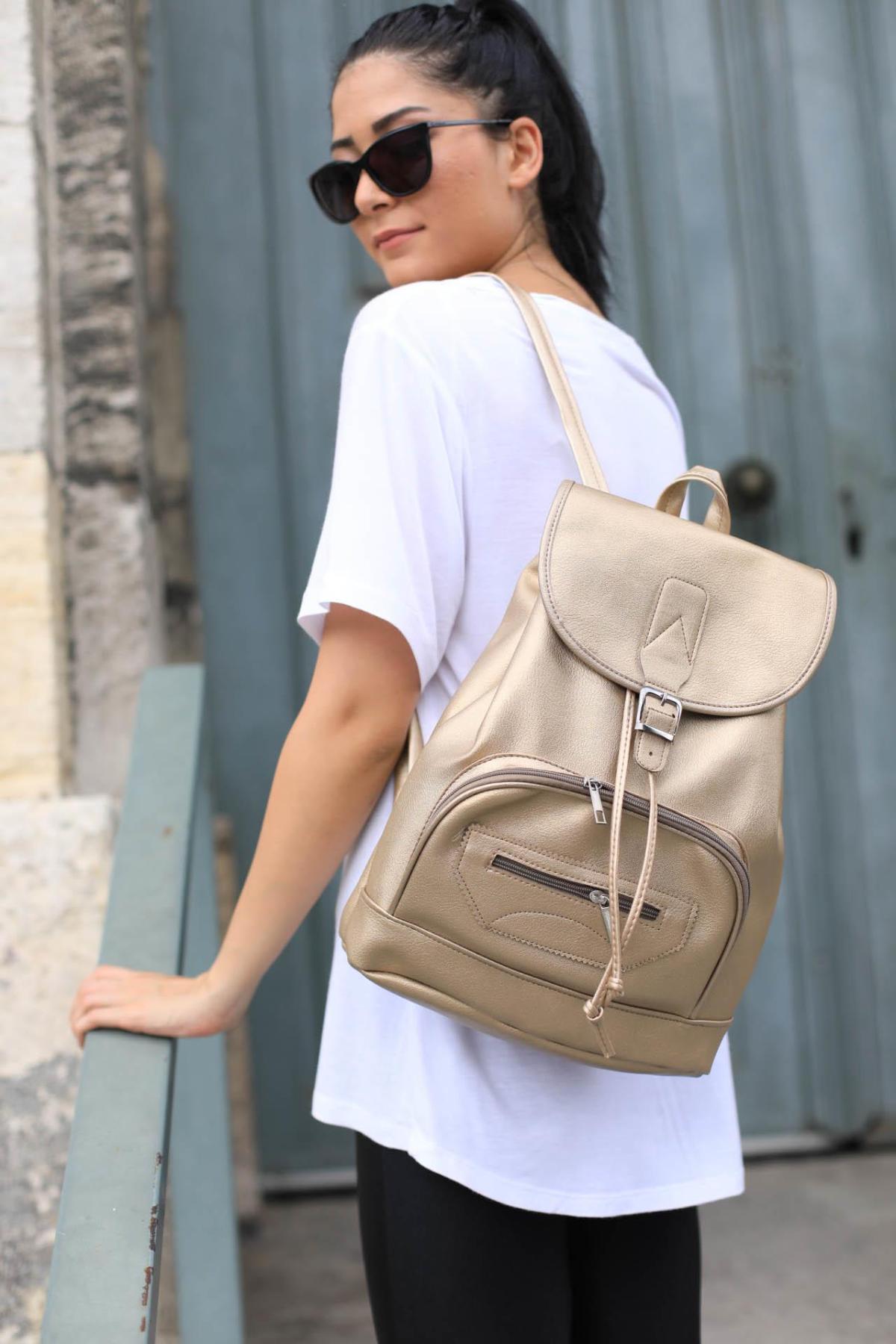 Zíper e corda mochila detalhada saco