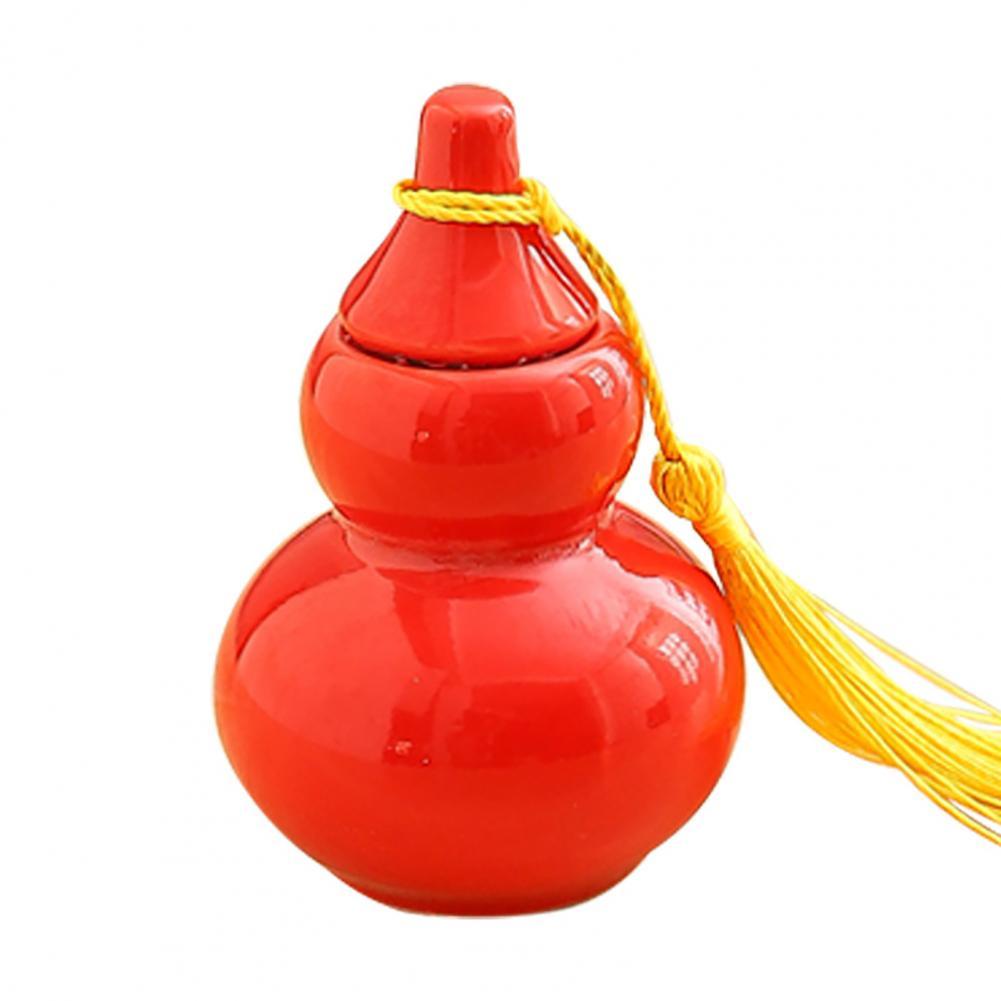 35ml szczelny pojemnik wodoodporny urocza gurda w kształcie przenośne ceramiczne naczynie na herbatę kanister artykuły gospodarstwa domowego: Czerwony