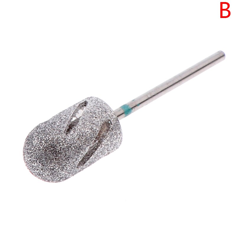 Accesorios y herramientas para manicura y pedicura, 3 tamaños, torno de perforación, brocas para el cuidado de los pies, herramienta para el cuidado de los callos, limpieza de cutículas: B