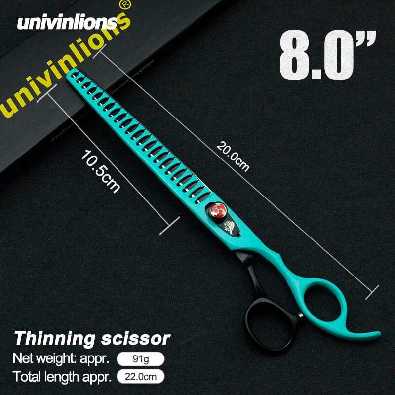 Tijeras profesionales de 8 &quot;para perros y gatos, tijeras para cortar el pelo de tiburón, hueso de pescado, herramientas de aseo, Tesoura