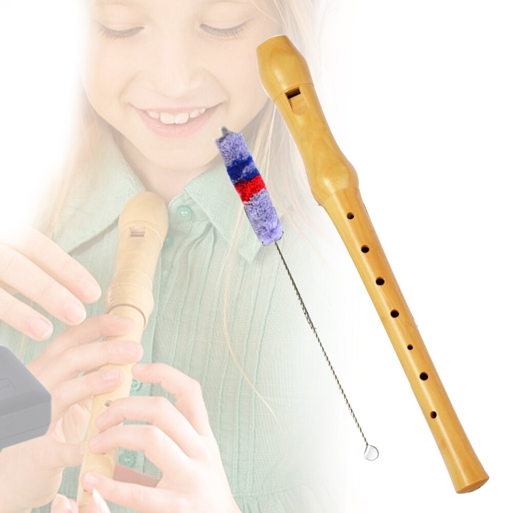 Pædagogisk værktøj lang sopran 8- hullers optager træ musikinstrumenter tysk fløjte