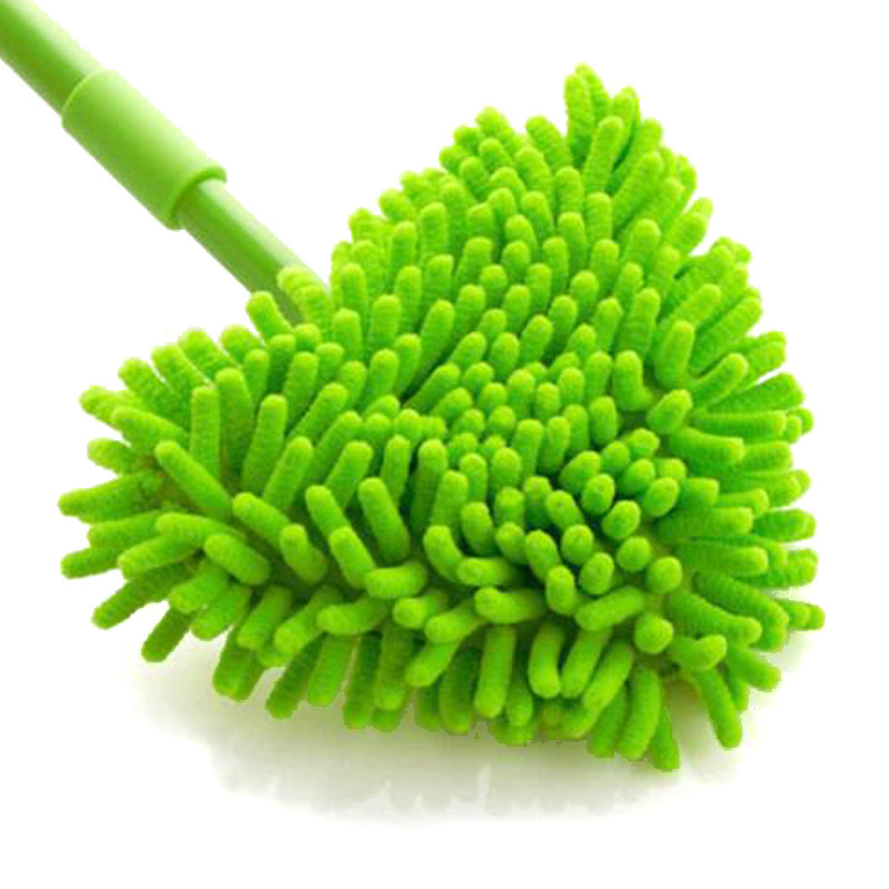 Mikrofiberudtrækkelig moppe chenille udskiftelig renseklud praktisk multifunktionsabsorberbarhed tørt vådt husholdningsværktøj