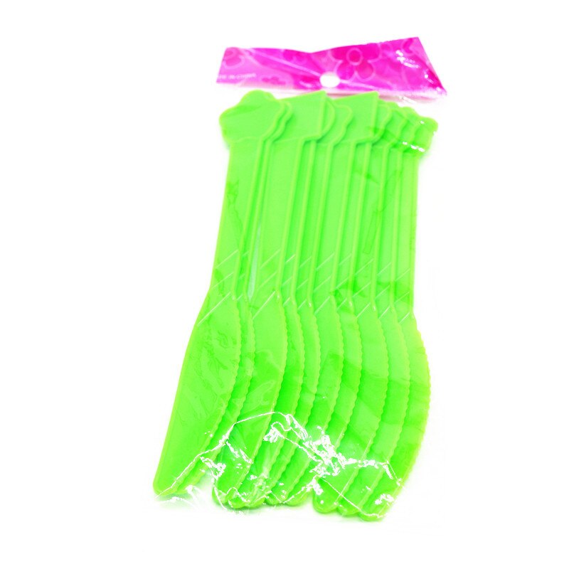 Vaisselle jetable à thème d'animaux de ferme, fournitures de fête d'anniversaire, serviettes en papier de Jungle, décoration de Ranch et de Zoo, assiettes: knife 10pcs