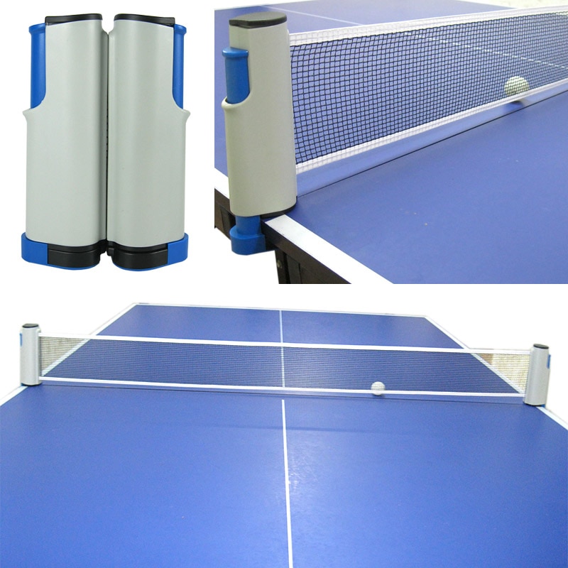 Red retráctil para tenis de mesa, Red de Ping Pong portátil, adaptable a cualquier mesa, 175cm