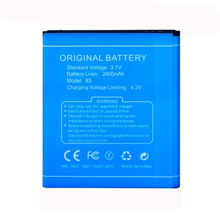 Dinto DOOGEE X5 2400mAh 3.7V Batteries Replacement Backup Mobile Phone Battery for DOOGEE X5 X5S X5 Pro Smart Phone