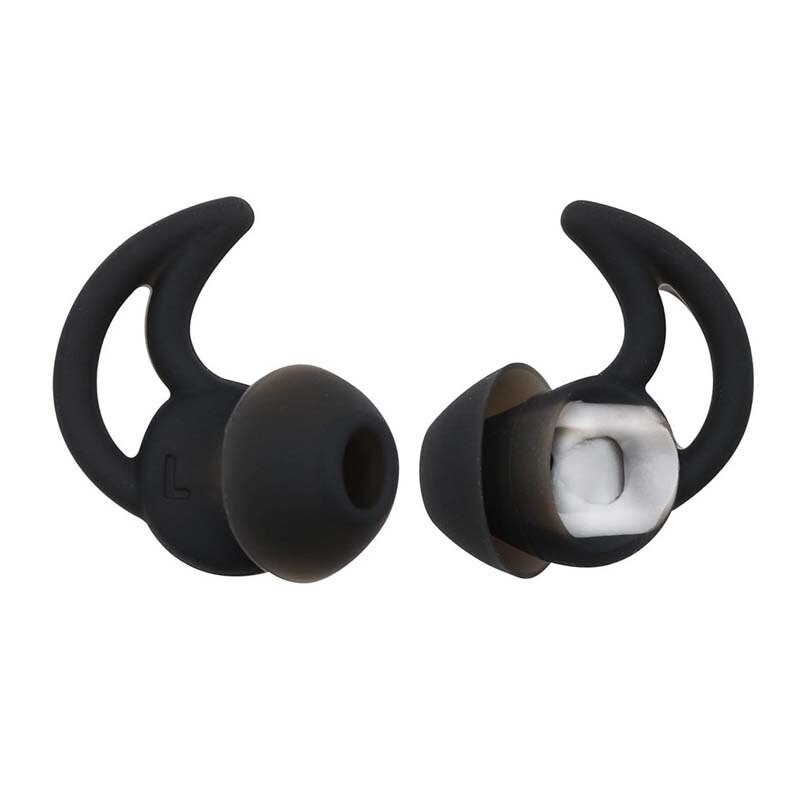 Geschikt Voor Bose Quietcontrol 30 QC30 QC20 QC20i Soundsport Draadloze Siliconen Oordopjes Siliconen Mouw Haaienvin Oorbeschermers: Black M