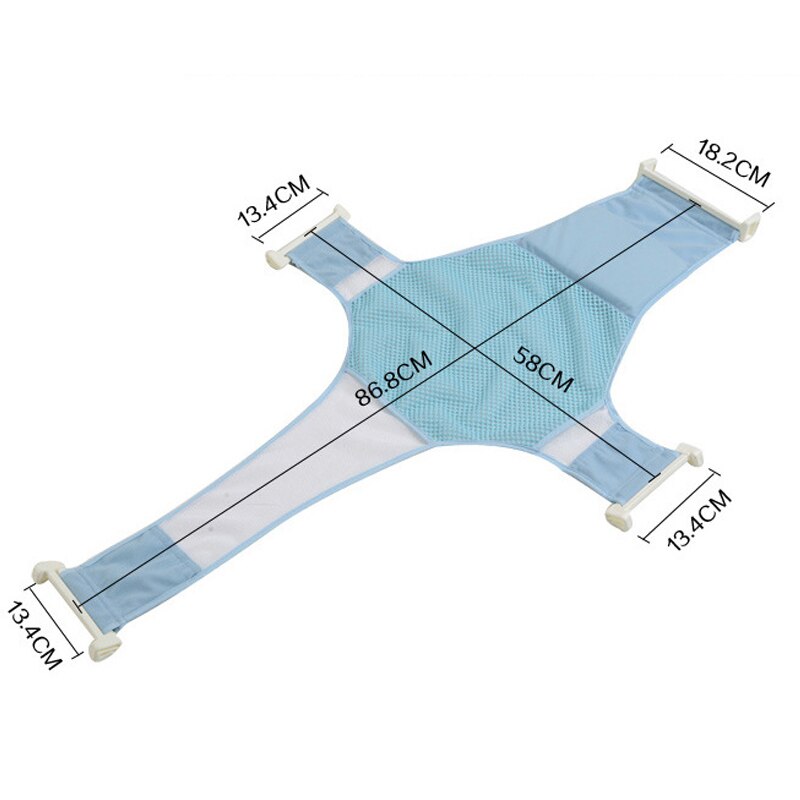 Baby Care Verstelbare Baby Douche Bad Pasgeboren Baby Bad Netto Kids Veiligheid Veiligheid Seat Ondersteuning Peuter Baden Cradle Bed