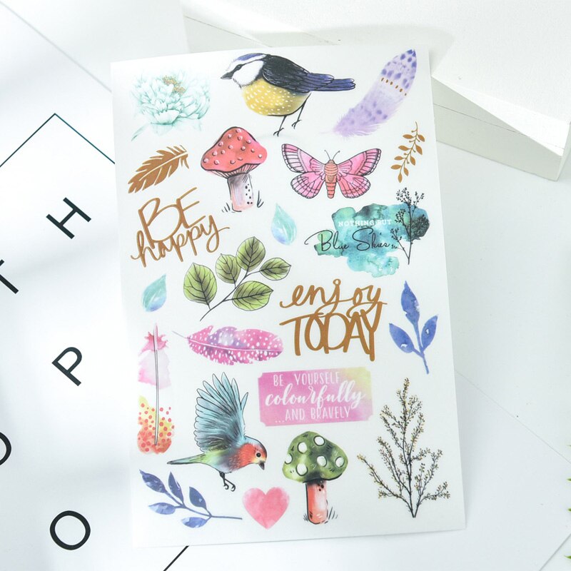 KSCRAFT Enjoy Today Rub On set for Scrapbooking DIY Projects/Photo Album/Card Making Crafts