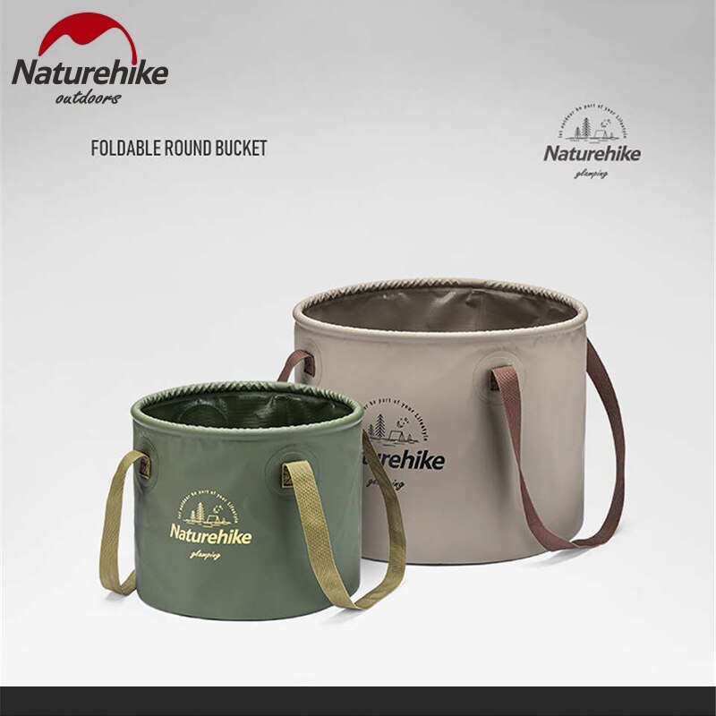 Naturehike Outdoor Camping Travel Picnic secchio tondo pieghevole di grande capacità bacino pieghevole impermeabile portatile leggero