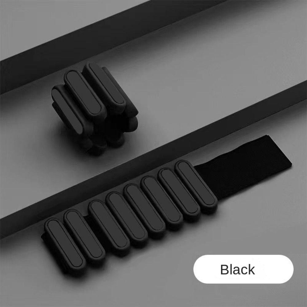 oefenuitrusting Zandzak Gewicht Armband Fitnessapparatuur Verstelbare enkelband Siliconen polsband buiten: GRIJS